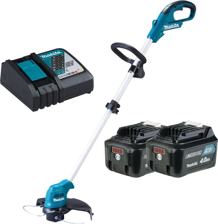 Actual product image Makita UR100DSME LI 10.8V 2x 4.0Ah Battery Lawn Trimmer (Trim line)