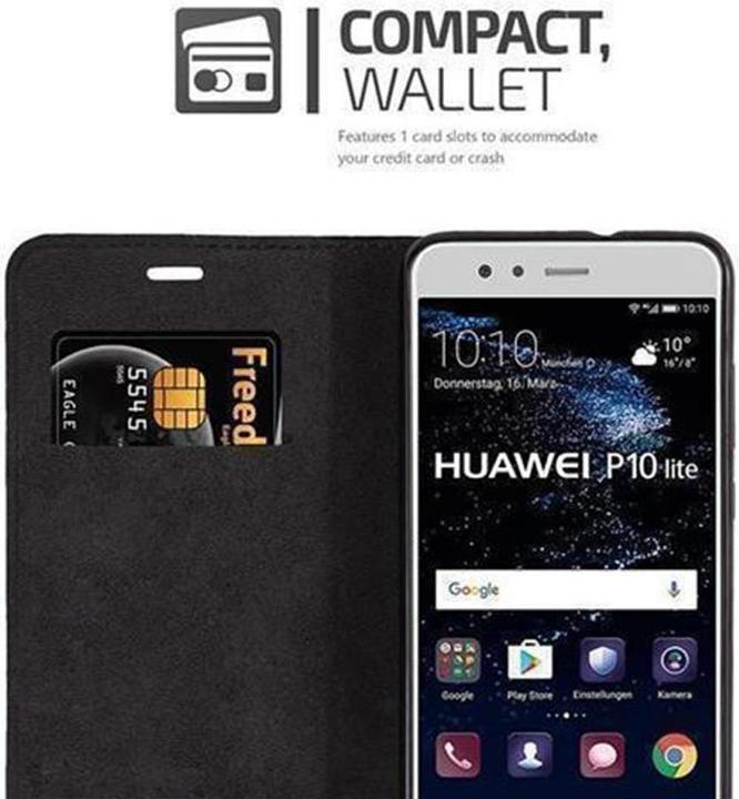 Productafbeelding Cadorabo Boek Invis. Magnetisch deksel (Huawei P10 Lite)