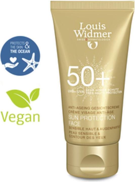 Image du produit Louis Widmer Protection solaire visage (Crème solaire visage, SPF 50+, 50 ml, 74 g)