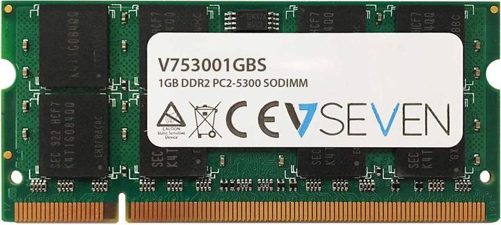 V7 V753001GBS (1 x 1GB, 667 MHz, DDR2-RAM, SO-DIMM)