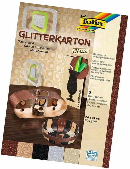 Actual product image Folia Glitter Cardboard Classic