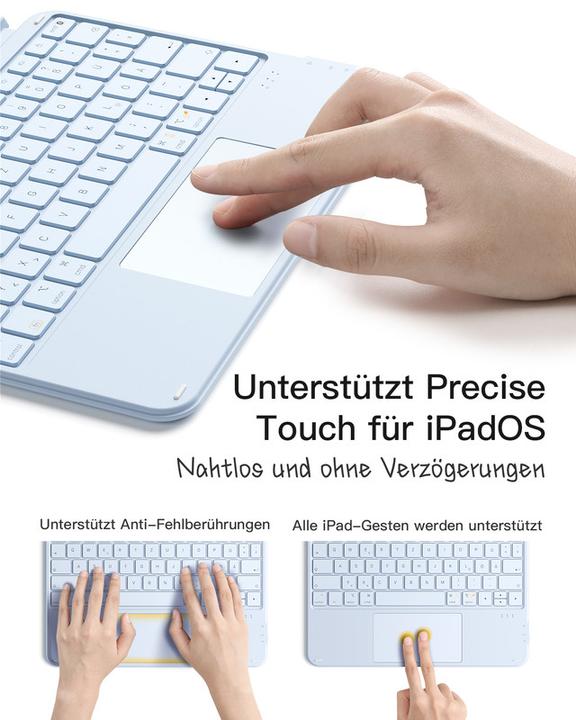 Produktbild Inateck Keyboard iPad 04122 blue (KB04122 blue) (DE)