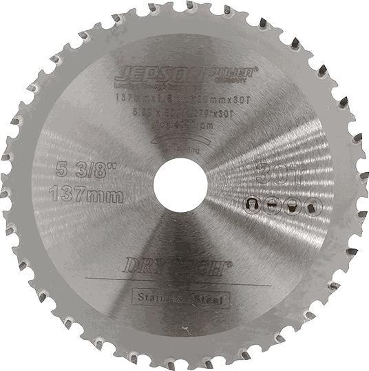 Jepson 7216548I HM-Sägeblatt 165 mm 48T für INOX