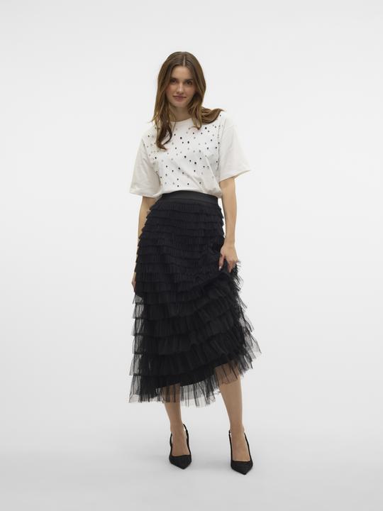 Actual product image Vero Moda Vmnaja Mw Ruffle Maxi Skirt Faw Exp (S)