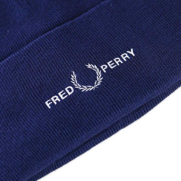 Actual product image Fred Perry Unisex Adult Graphic Logo Beanie (One size)