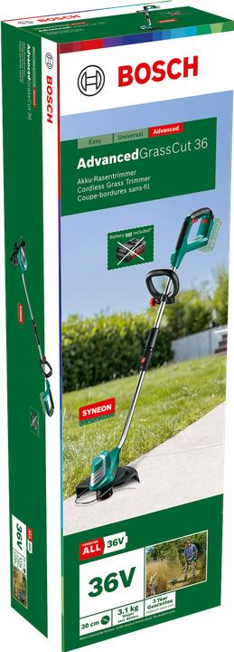 Actual product image Bosch Home & Garden Advanced Grass Cut 36 without battery/without charger (Trim line)