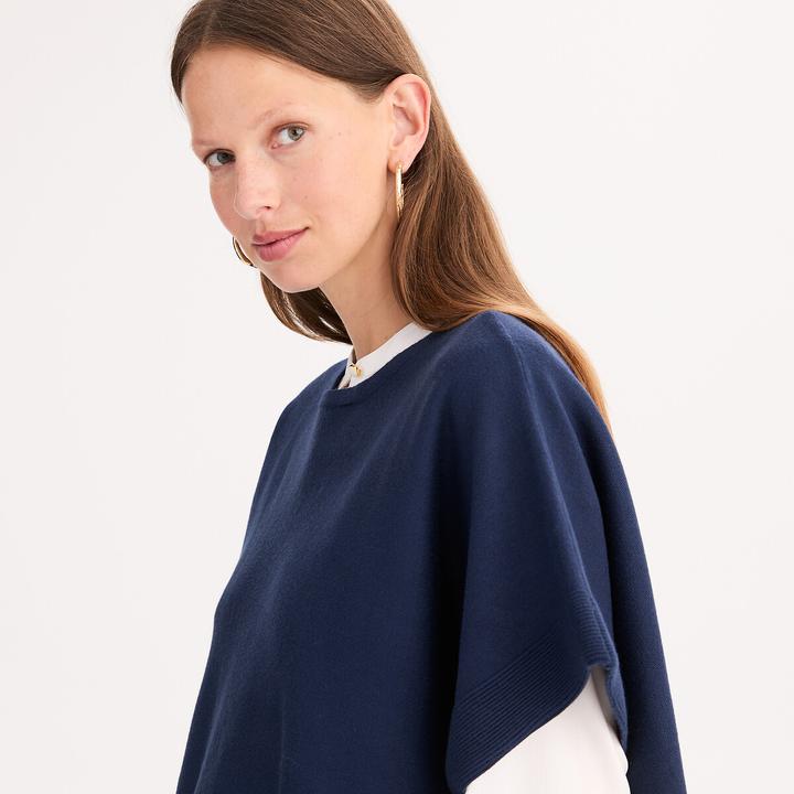 Actual product image Anne Weyburn Poncho mit rundem Ausschnitt (46)