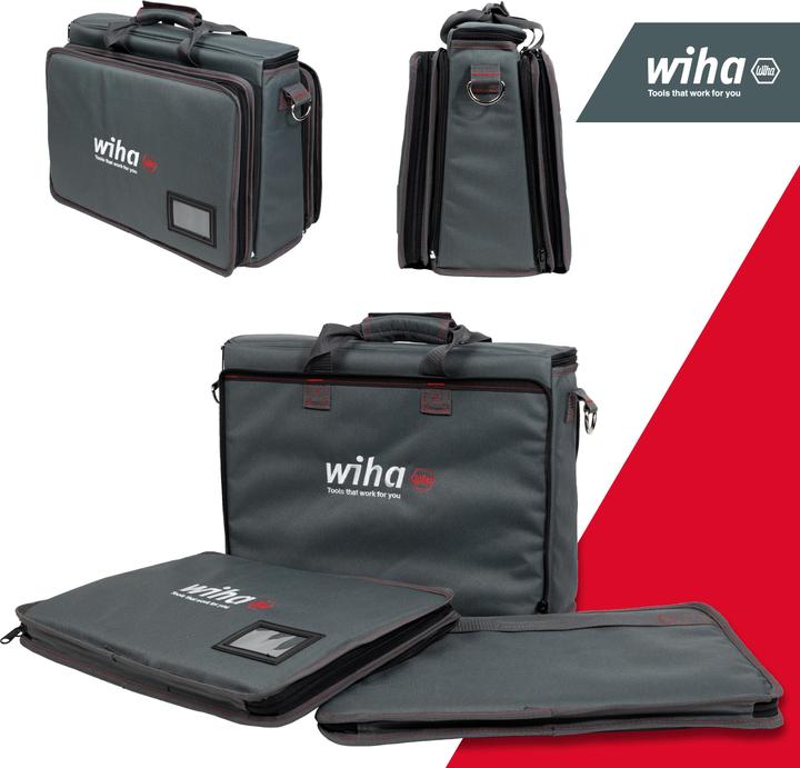 Wiha Werkzeug Set Service-Techniker 30-tlg. inkl. Tasche I Werkzeugsatz für Elektriker I VDE (30 Teile)
