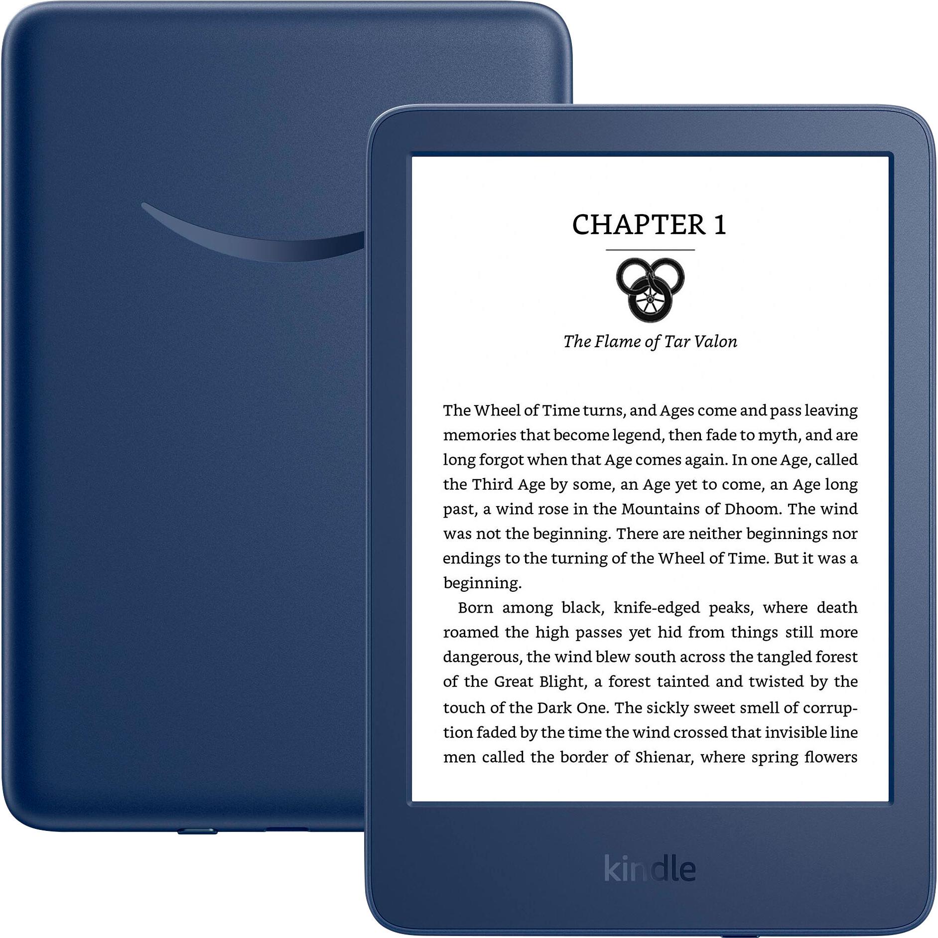 Amazon Kindle with Special Offers (2022) (6", 16 GB, Denim), eReader, Blau