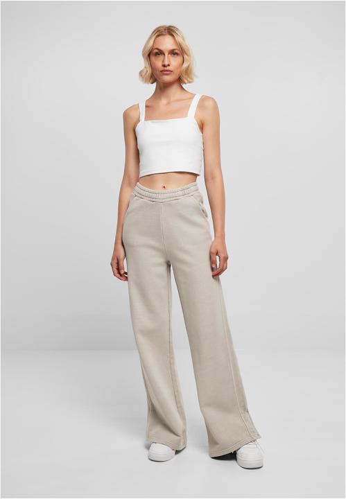 Actual product image Urban Classics Ladies Heavy Terry Garment Dye Slit Pants - 19389 (5XL)