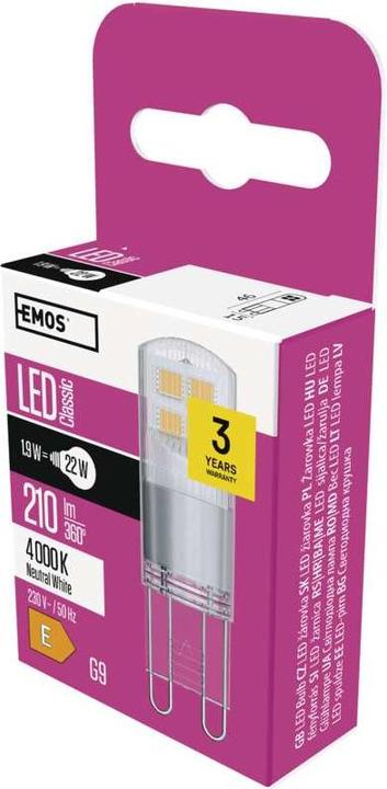 Actual product image Emos Classic JC (G9, 210 lm, 1x)