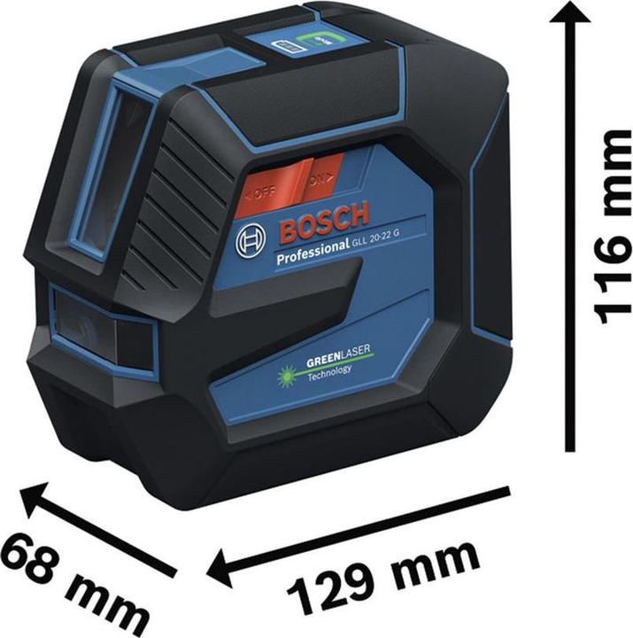 Actual product image Bosch Professional Line laser GLL 20-22 G