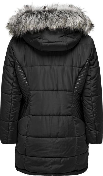 Immagine prodotto Only Cappotto curvy con cappuccio in pelliccia (S)