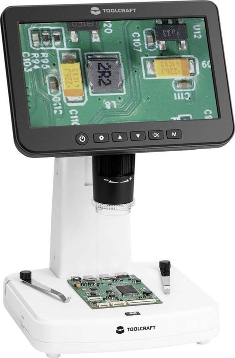 Toolcraft TO-9407067 Microscope numérique 300 x épiscopie, diascopie