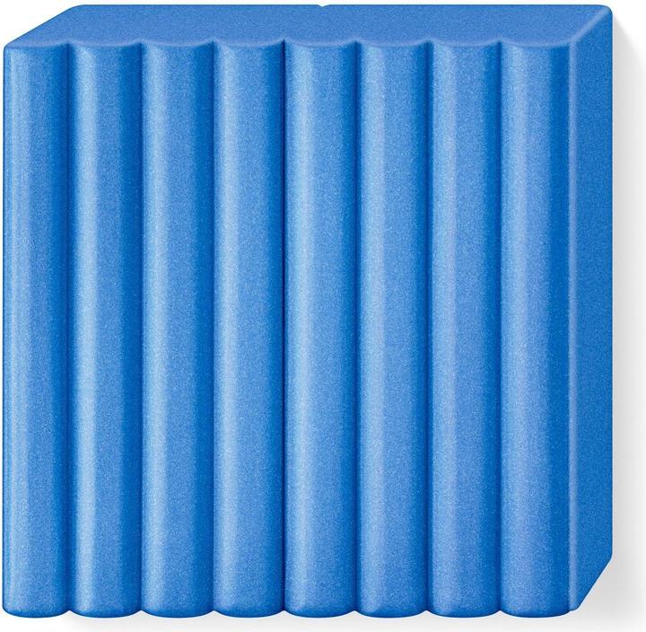 Actual product image Fimo Mod.masse effect blue metallic