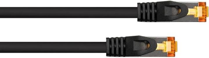 Produktbild Varia Cat.7 RJ45 Patchkabel TPE schwarz 0,5m geschirmt (S/FTP, CAT7, 0.50 m)