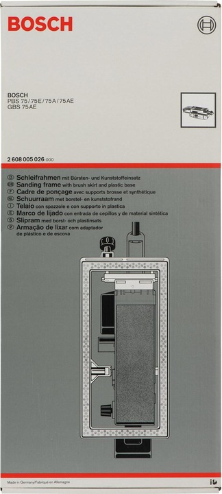 Produktbild Bosch Professional Zubehör Schleifrahmen für PBS 75 A/AE, GBS 75 A/AE