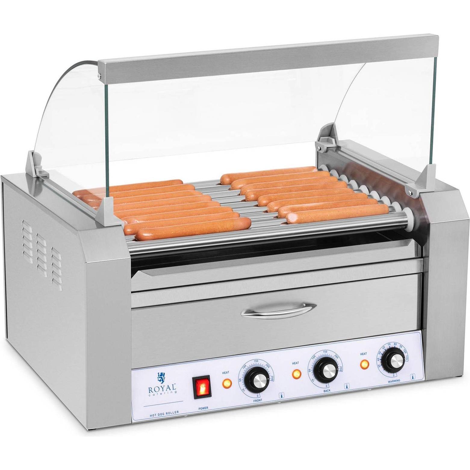 Royal Catering Hot Dog Grill (RCHG-9WO)