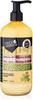 Real Natura BFF Pro-Curls Hair Cream Knot-Free Langanhaltende Definition Feuchtigkeitsspendende Frizz Reduction (500 ml)