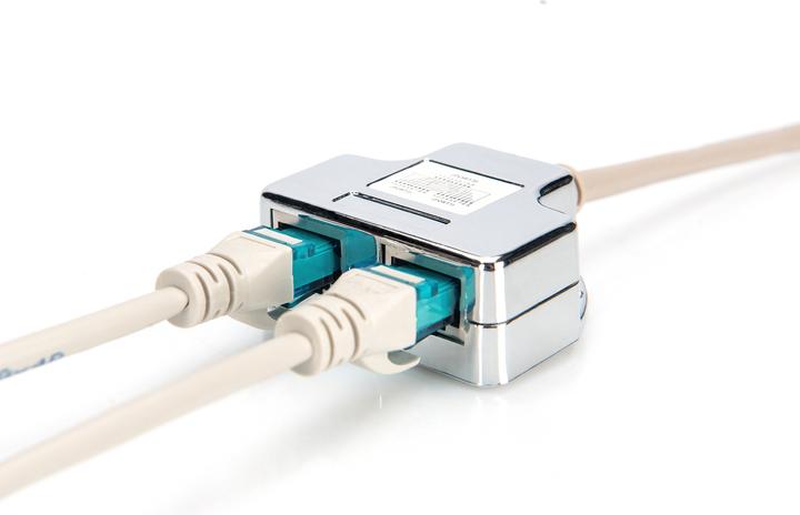 Image du produit Digitus Adaptateur de câble de brassage, CAT 5e, blindé - 1:1