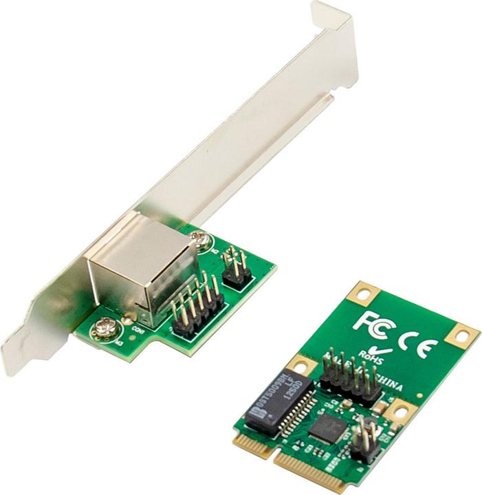 Actual product image InLine Mini-PCIe Gigabit Netzwerkkarte (Mini PCI Express)