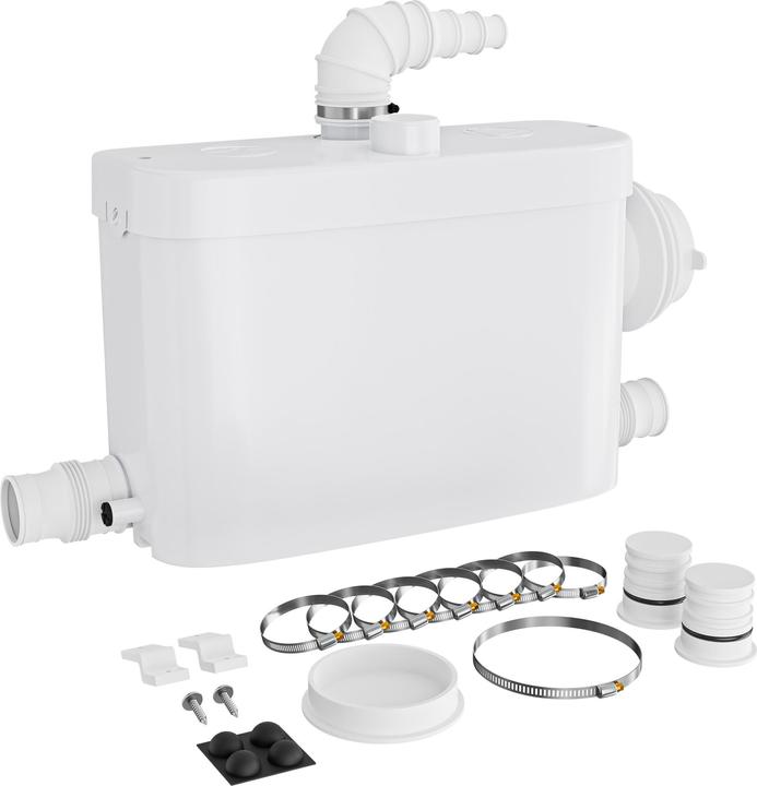 Wiltec 3/1 Kleinhebeanlage 450W Seite Hebeanlage Häcksler Schmutzwasser Fäkalien