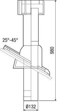 Actual product image Maico MAI DP 125 TB roof tile terracotta lead aeration and ventilation