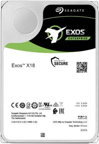Seagate Exos X18 ST12000NM000J (12 TB, 3.5", CMR)