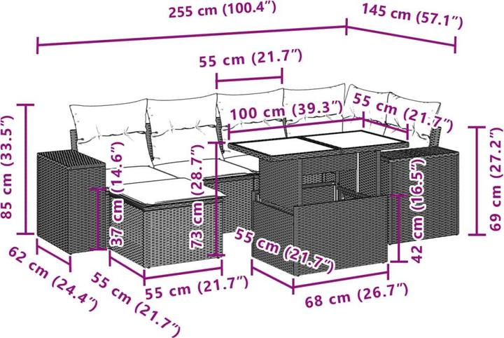 Produktbild vidaXL Veda