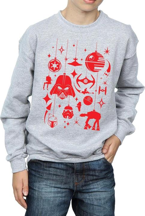 Image du produit Star Wars - Sweat CHRISTMAS DECORATIONS - Garçon (128)