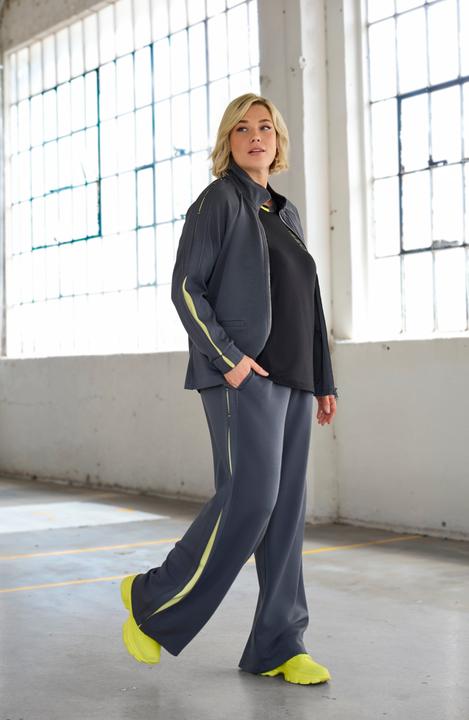 Produktbild Ulla Popken Sweatjacke, kühlend, Stehkragen, Langarm (46, 48)