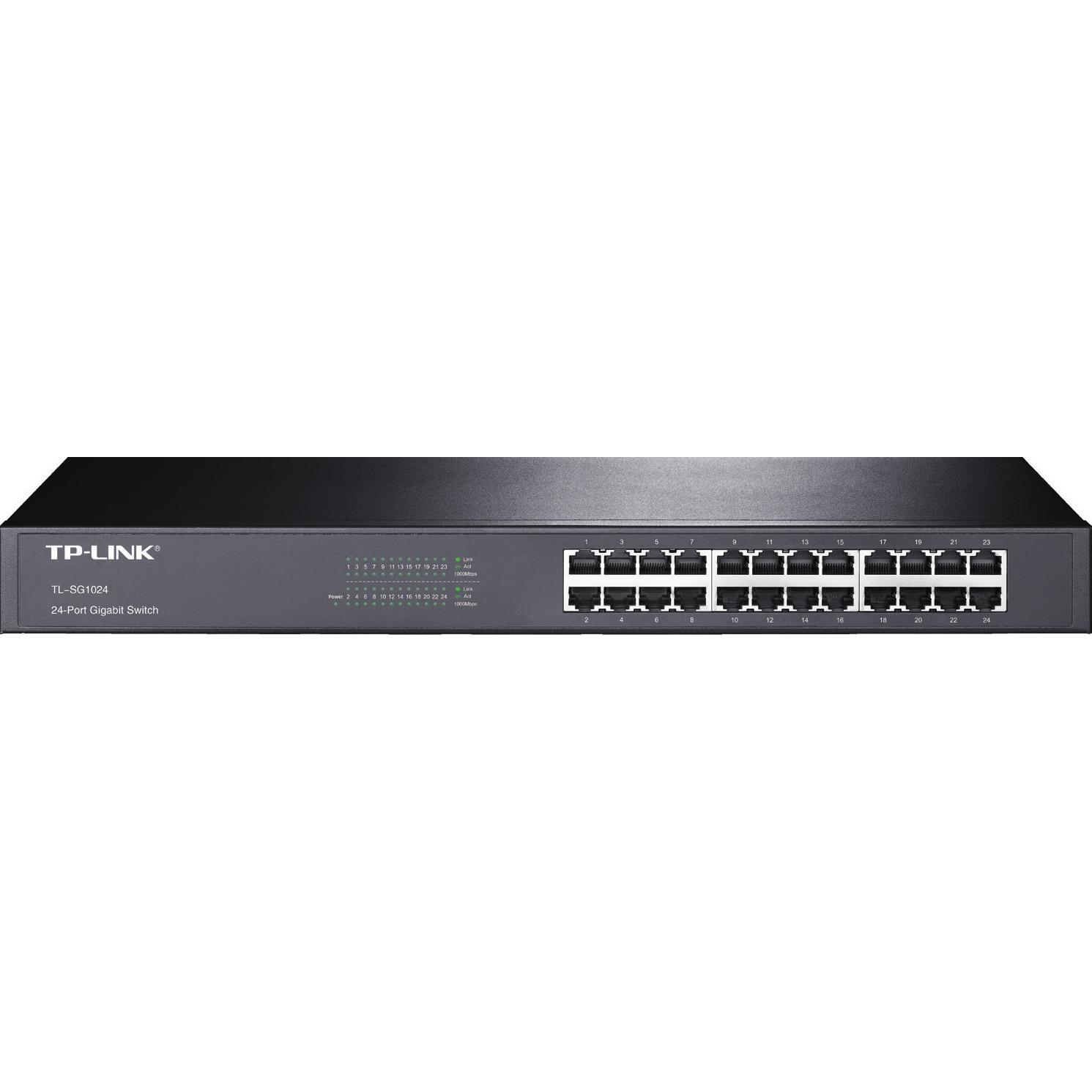 Thumbnail - TP-Link Tl-Sg1024 (24 Ports), Netzwerk Switch, Schwarz