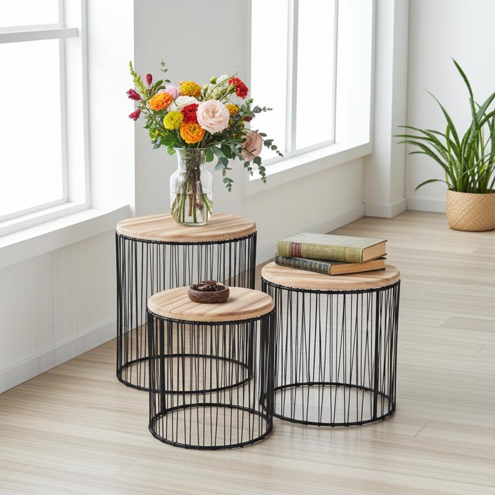 Image du produit Koopman Melo (Ø 30 x 28.5 cm, Ø 24,5 x 24,5 cm, Ø 19 x 21 cm)