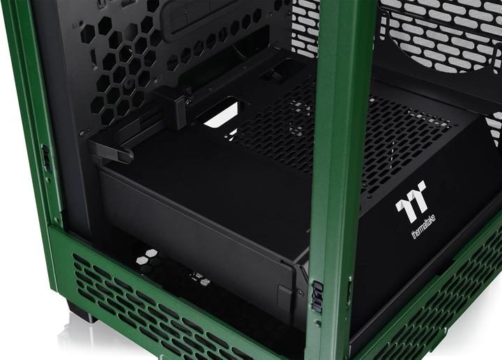 Produktbild Thermaltake The Tower 200 (dunkelgr?n, Tempered Glas) (Mini-ITX)