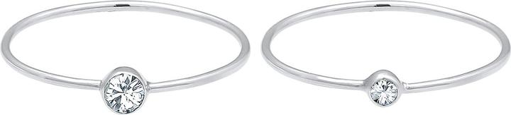 Produktbild Elli Ring Set, Solitär-Ring (50, 925 Silber)