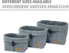Image du produit Wenko Filz-Korb Mod. Feli L Aufbewahrungskorb mit umklappbarer Krempe