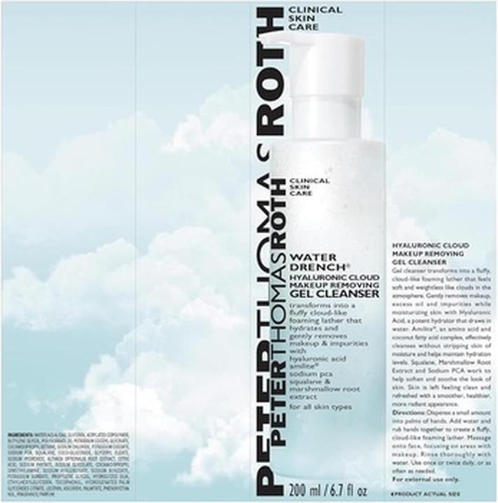 Immagine prodotto Peter Thomas Roth Acqua Drench Hyaluronic Cloud Gel Detergente Struccante con Acido Ialuronico