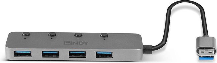 Actual product image Lindy USB 3.0 Hub (USB-A, 4 ports)