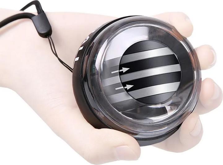 Actual product image PhoneLook Compact Cranit Gyro Ball ergonomic design efficient forearm and grip strength trainer with key