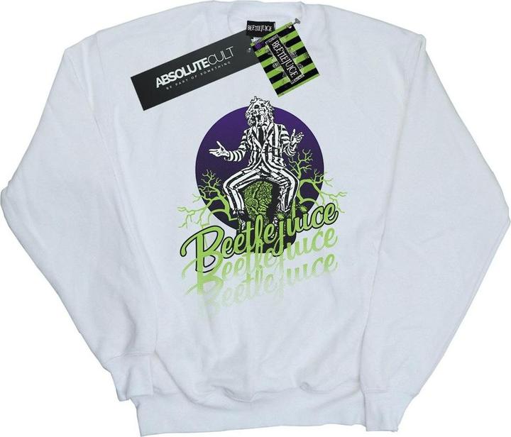 Image du produit Beetlejuice Mens Faded Pose Cotton Sweatshirt (S)