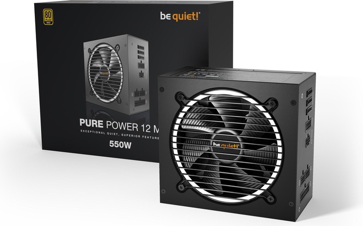 Actual product image be quiet! Pure Power 12 M (550 W)