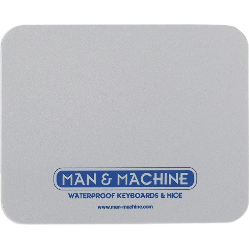 Baaske Silicone MAP Man&Machine, Tappetino mouse, Bianco