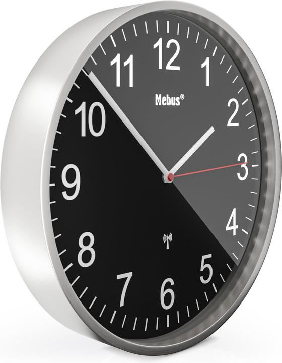 Produktbild Mebus Funk-Wanduhr (30 cm)