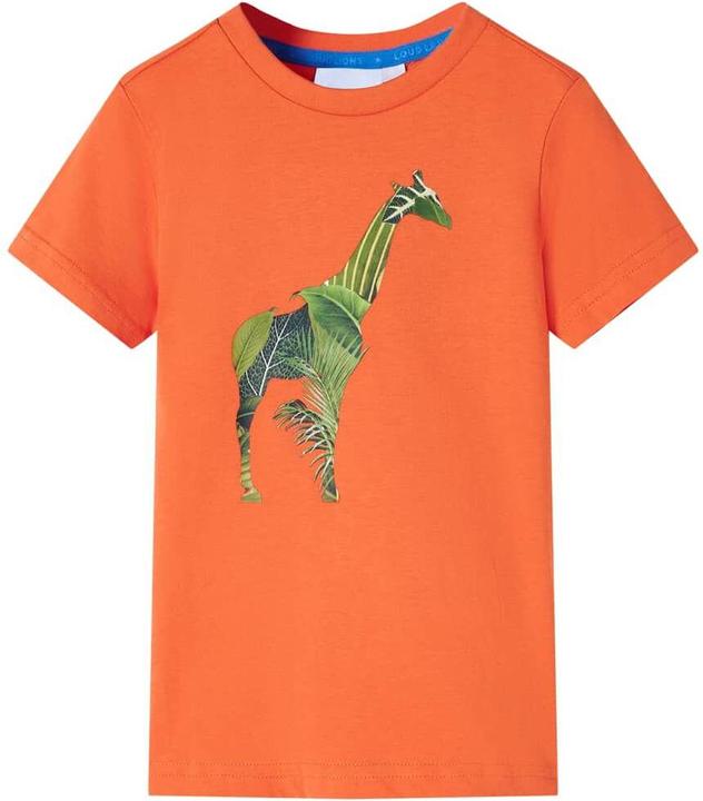 Produktbild VidaXL Kinder-T-Shirt Hellorange 92,Material: 100 % Baumwolle,Farbe (92)