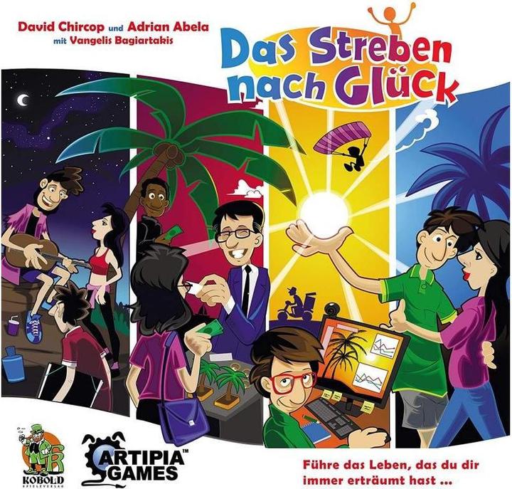Produktbild 1023119 - Das Streben nach Glück, Brettspiel für 1 - 4 Spieler ab 12 Jahren (Deutsch)