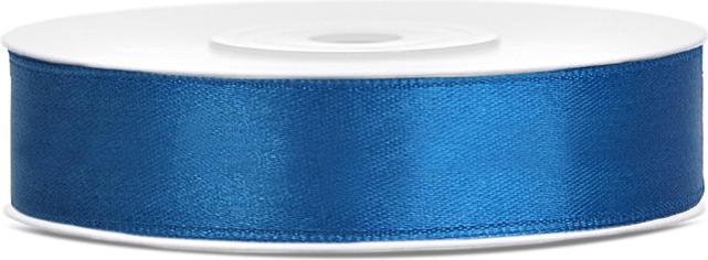 Actual product image Partydeco Satin ribbon, blue, 12mm/25m (1 pc. / 25 lm)