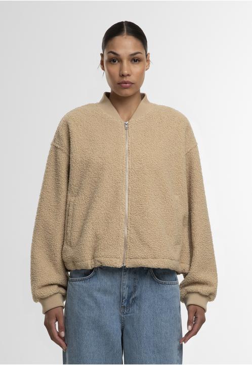 Actual product image Urban Classics Ladies Structured Bomber Jacket unionbeige M (M)