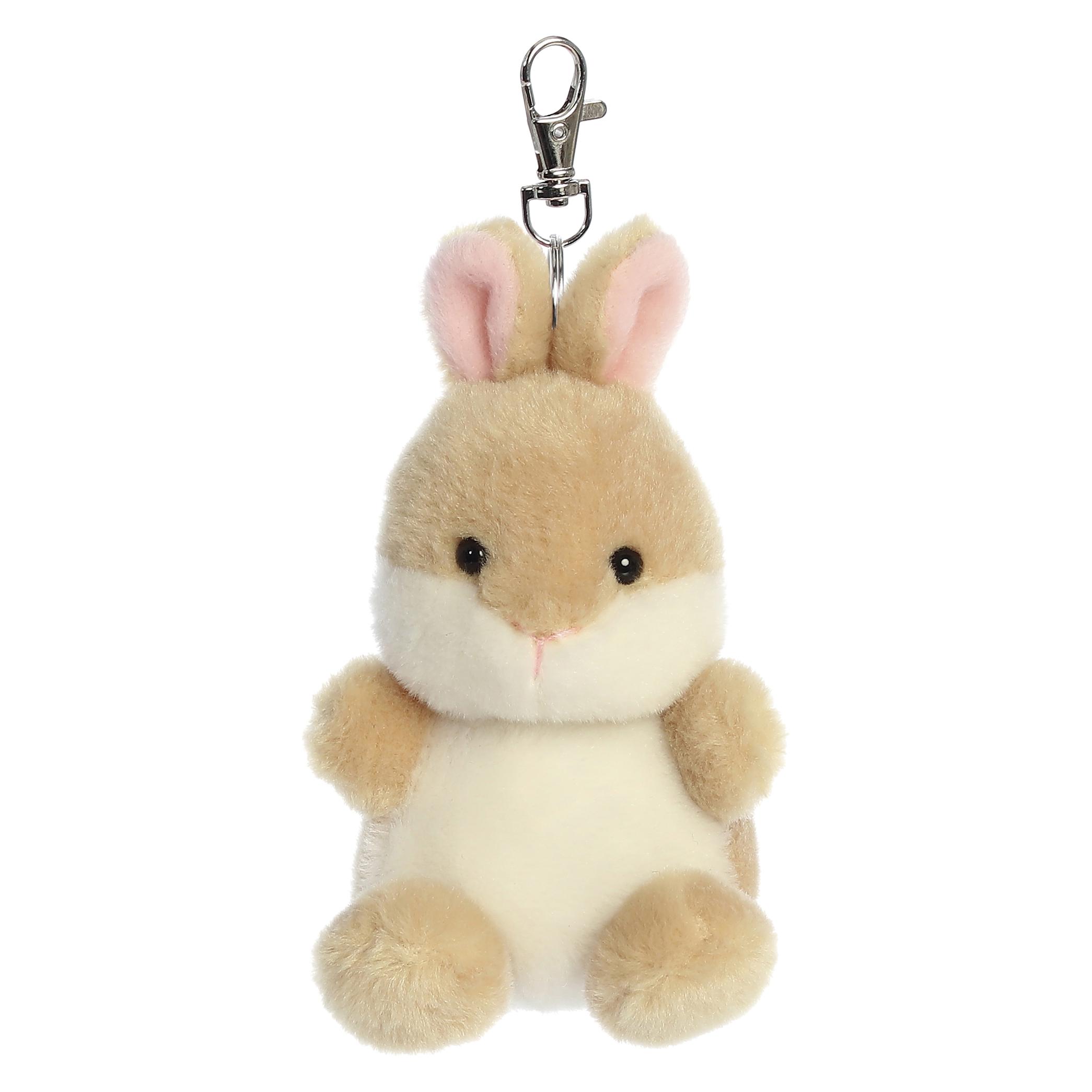 Aurora, Meisjes, Sleutelhanger, Aur Palm Pals Keychain - Bunny, 10 Cm, Bruin, Beige