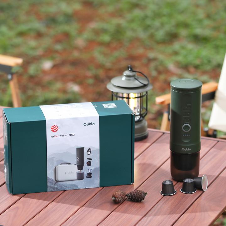 Produktbild OutIn Nano Espressomaschine Waldgrün