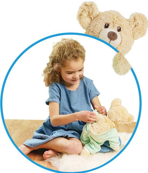 Produktbild Heless Kuschelplüsch Teddy Dreamy, Plüschtier (32 cm)